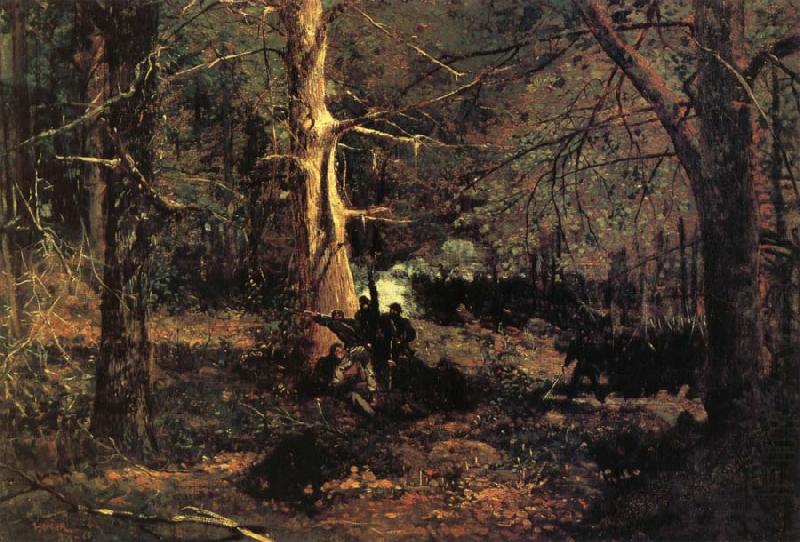 A Skirmish in the Wilderness, Winslow Homer